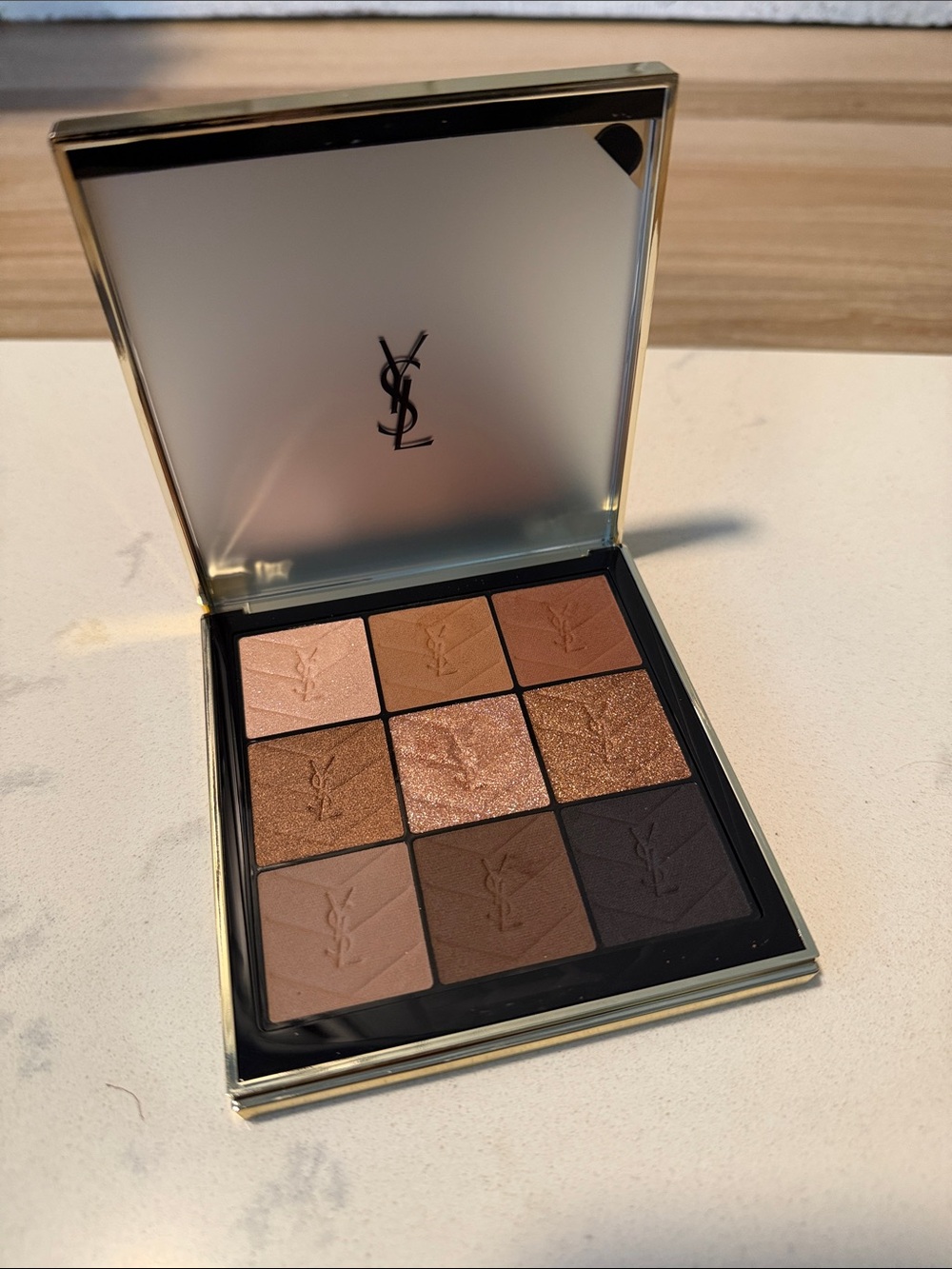 YSL Couture 9 Shade Palette- Nude Hours Brown Shadows LE